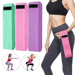 Hip Resistance Bands – Premium Fabric Booty Bands for Gym, Fitness & Strength Training