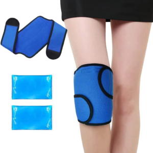 Knee Wraps – Heavy Duty Elastic Knee Support Wraps for Weightlifting, Powerlifting & Gym Training