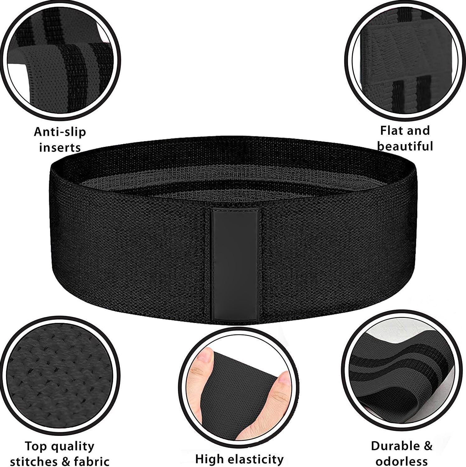 Hip Resistance Bands – Premium Fabric Booty Bands for Gym, Fitness & Strength Training