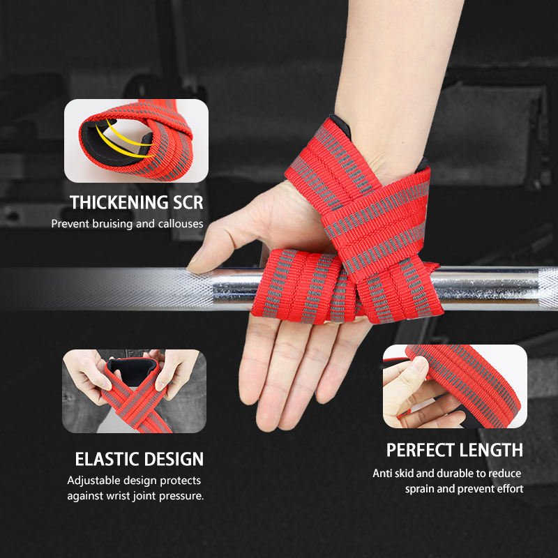 Gym Lifting Straps – Heavy Duty Cotton Weightlifting Straps