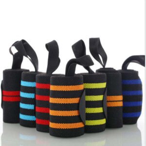 Wrist Wraps – Heavy Duty Elastic Gym Wrist Support Wraps for Weightlifting & Strength Training