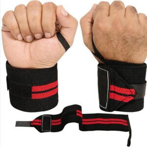 Wrist Wraps – Heavy Duty Elastic Gym Wrist Support Wraps for Weightlifting & Strength Training