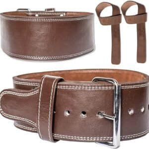 Premium Genuine Leather Workout Support Belt